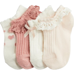 H&M Pack De 4 Calcetines Invisibles - Rosa