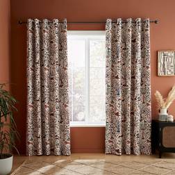 Dunelm Forest Animals Blackout Eyelet Curtains 168x228cm