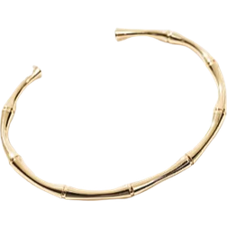 ASOS DESIGN Bamboo Detail Cuff Bracelet - Gold