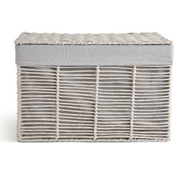 Dunelm Purity Large Trunk Grey Storage Box