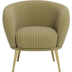 Dunelm Bella Velvet Cocktail Armchair 74cm