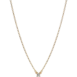 Pandora Era Lab Grown Pendant Necklace - Gold/Diamond