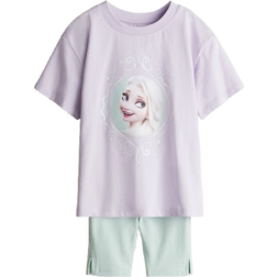 H&M Set with Print 2-piece - Light Purple/Ice Queen (1073066037)