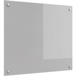 vidaXL Køkken Backsplash Lys Grå 70x60x0.6 cm Stænkplade