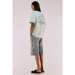 H&M Men Green Loose Fit Printed T-shirt - Green
