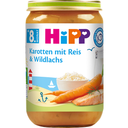 Hipp Karotten mit Reis & Wildlachs 220g