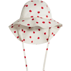 H&M Patterned Cotton Sun Hat - Beige
