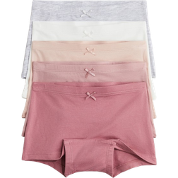 H&M Boxer Briefs 5-pack - Dusty Pink/Light Grey (0688916162)