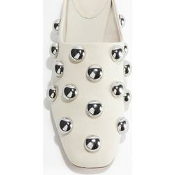 H&M Embellished Mules - Beige