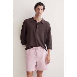 H&M Canvas Shorts in Regular Fit - Rosa