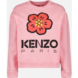 Kenzo Paris Flower Logo Rose Pink Sweatshirt