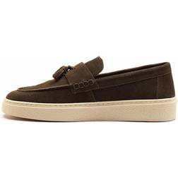 Off The Hook Rory Loafer Tassel Casual Slip-On Suede Leather Shoes - Dark Green