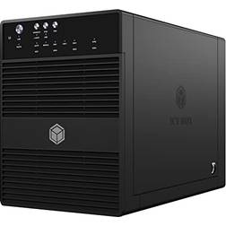ICY BOX Externt Hårddiskhölje Med 4 Fack För 3,5-Tums SATA I II III Hårddiskar USB 3,0