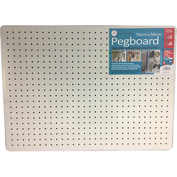 Cathedral Products White Pegboard 76 x 56 cm