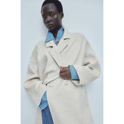 H&M Wool-Blend Coat - Beige