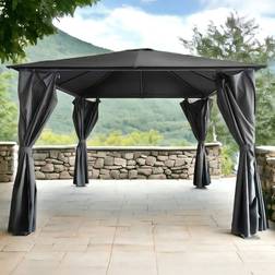 Royalcraft Titan 2.5 x 2.5m Grey Galvanised Steel Gazebo