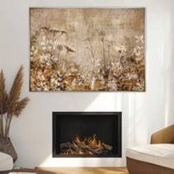 Cedar & Sage Radiance Canvas - Natural Framed Art