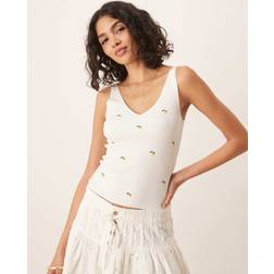JDY Knitted Vest - White