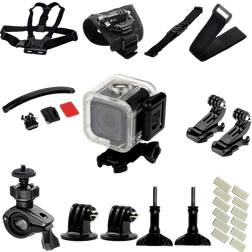 Evermart GoPro HERO Session Tilbehørspakke til Cykel 17-i-1 Kit