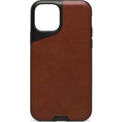 Mous Contour Leather Protective Phone Case Brun iPhone 11PRO