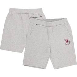 Aston Villa FC Sweat Shorts Grey Marl Boys