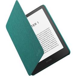 Amazon All-new Amazon Kindle Paperwhite and Kindle Colorsoft Case, Lightweight and Water-Safe, Foldable Protective Cover - Fabric Jade
