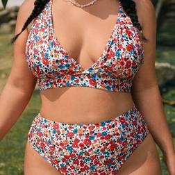 Shein Damen Lässiger Urlaubs Badeanzug Set
