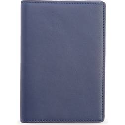 Royce RFID Blocking Passport Wallet - Navy Blue