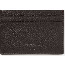 Tiger of Sweden Wharf Leather Card Holder - Dark Brown