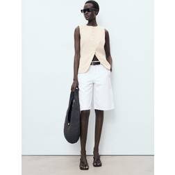 Mango Gilet Completo Bottoni - Beige