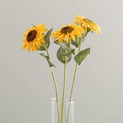Dunelm Yellow Sunflower Stem Artificial Plant