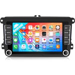 Camecho Android Bilradio För VW GPS Navigering 7 Tum HD