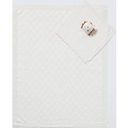 John Lewis Lion Knitted Baby Blanket and Comforter Gift Set