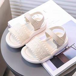 Shein Baby Soft Bottom Anti-Skid Motorcycle Style Prewalker Sandals