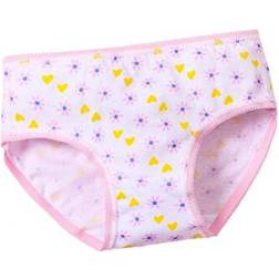 Shein Young Girl Panties With Cute Ditsy Floral - Heart Design
