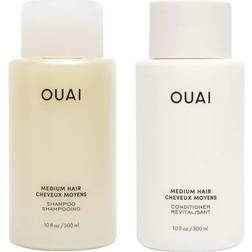 OUAI Medium Shampoo + Conditioner Set