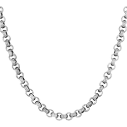 Bourne and Wilde Belcher Link Chain Necklace - Silver