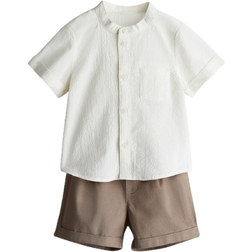 H&M Baby 2-Piece Shirt And Shorts Set - White