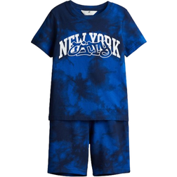 H&M Boys 2-Piece T-Shirt And Sweatshorts Set - Blue