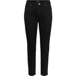Vero Moda Brenda High Rise Mom Fit Ancle Jeans - Black