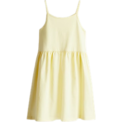 H&M Kjole I Bomuldsjersey - Gul
