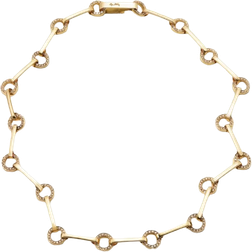 Efva Attling Ring Chain & Stars Collier - Gold/Diamonds