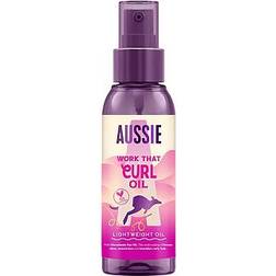 Aussie Work That Curl Oil Lightweight 100ml Multi-Tasking Hair Serum