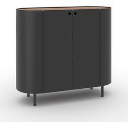 Elements Griffin Black Sideboard 100x90cm