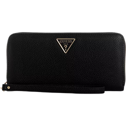 Guess Micaela Boxed Large Zip Around Wallet - Black