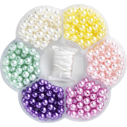 Panduro Hobby Perleeske Blomst Pastell 300st