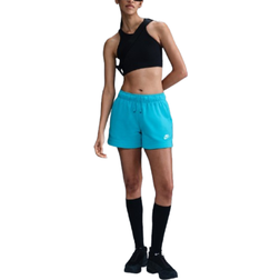 Nike Sportswear Club Fleece Women's Mid Rise Shorts - Dusty Cactus/White