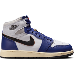 Nike 1 High OG Big Kids' Shoes - White/Neutral Grey/Black