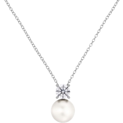 Edblad Luna Necklace - Silver/Pearl/Transparent