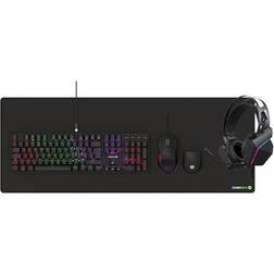 Gamemax Pulse 4-in-1 Combo RGB Mechanical Outemu Red Keyboard (English)